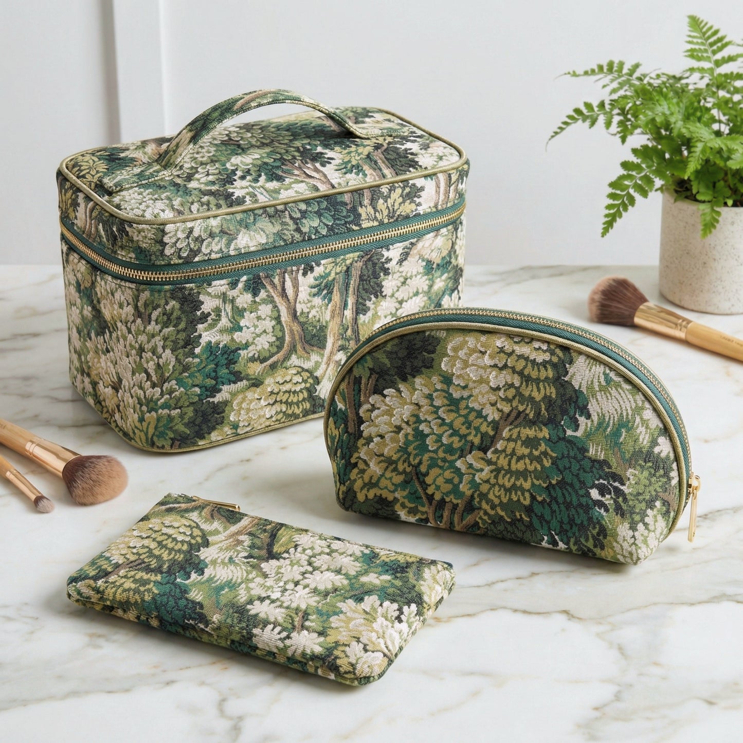 Green Pattern Upholstery Fabric by Yard