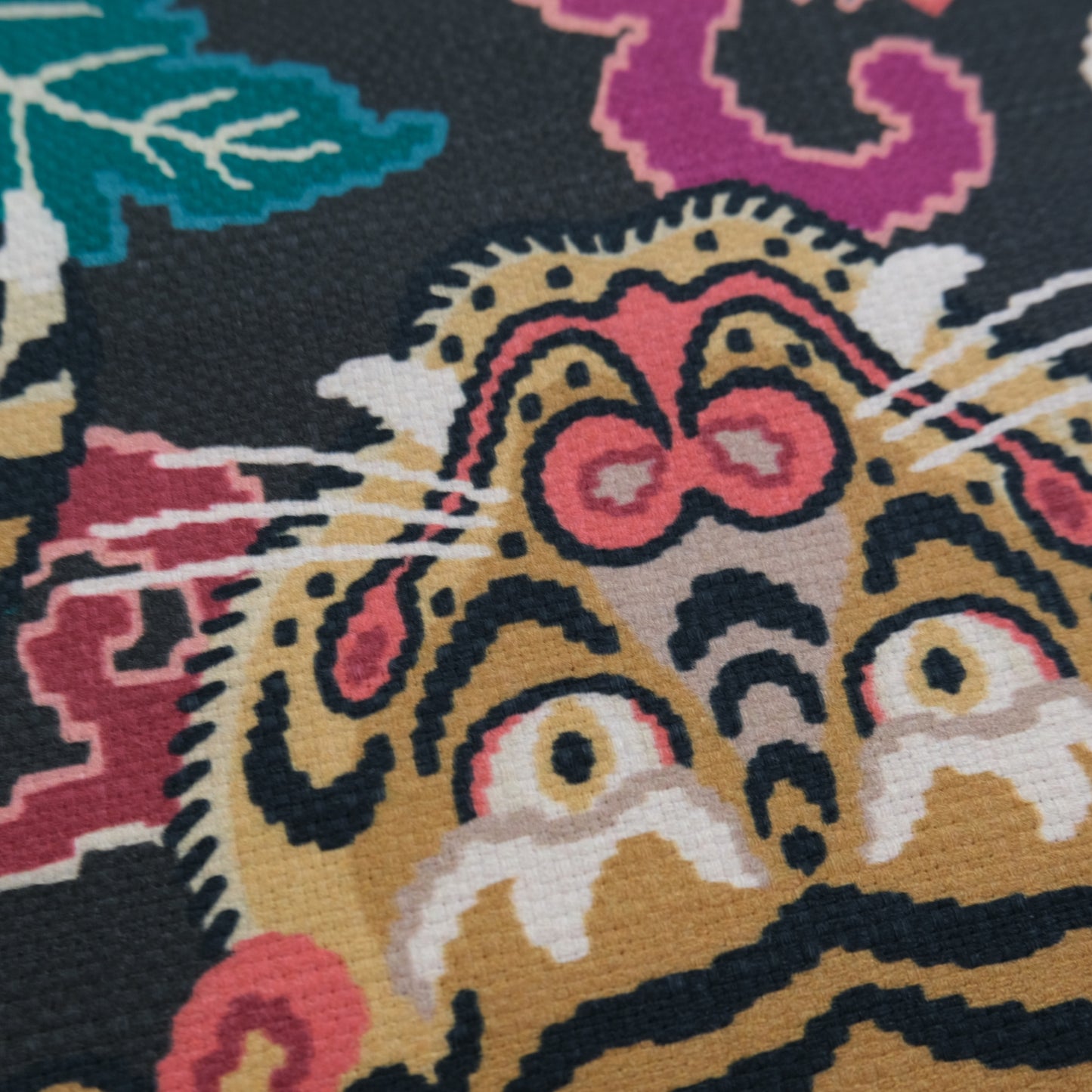 Tiger Print Chinoiserie Fabric