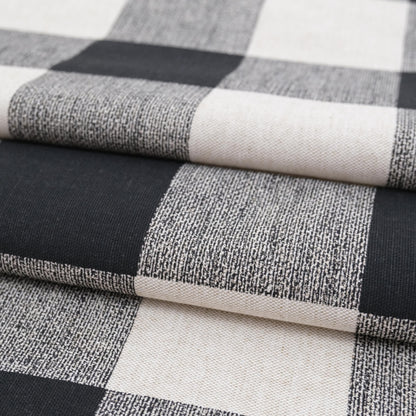 Black Buffalo Check Fabric