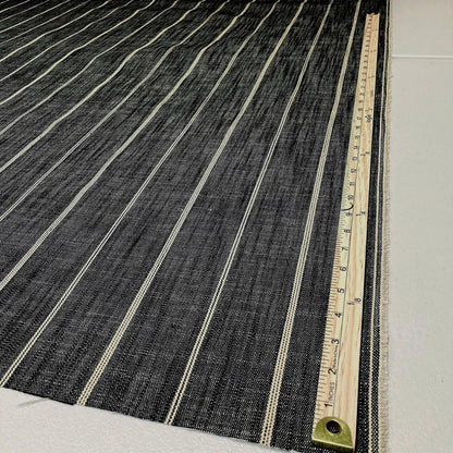upholstery fabric gray ticking