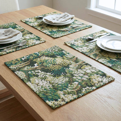 Green Pattern Upholstery Fabric by Yard