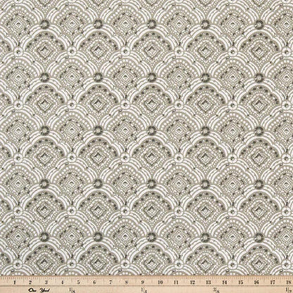 a ruler with a white and gray pattern on it