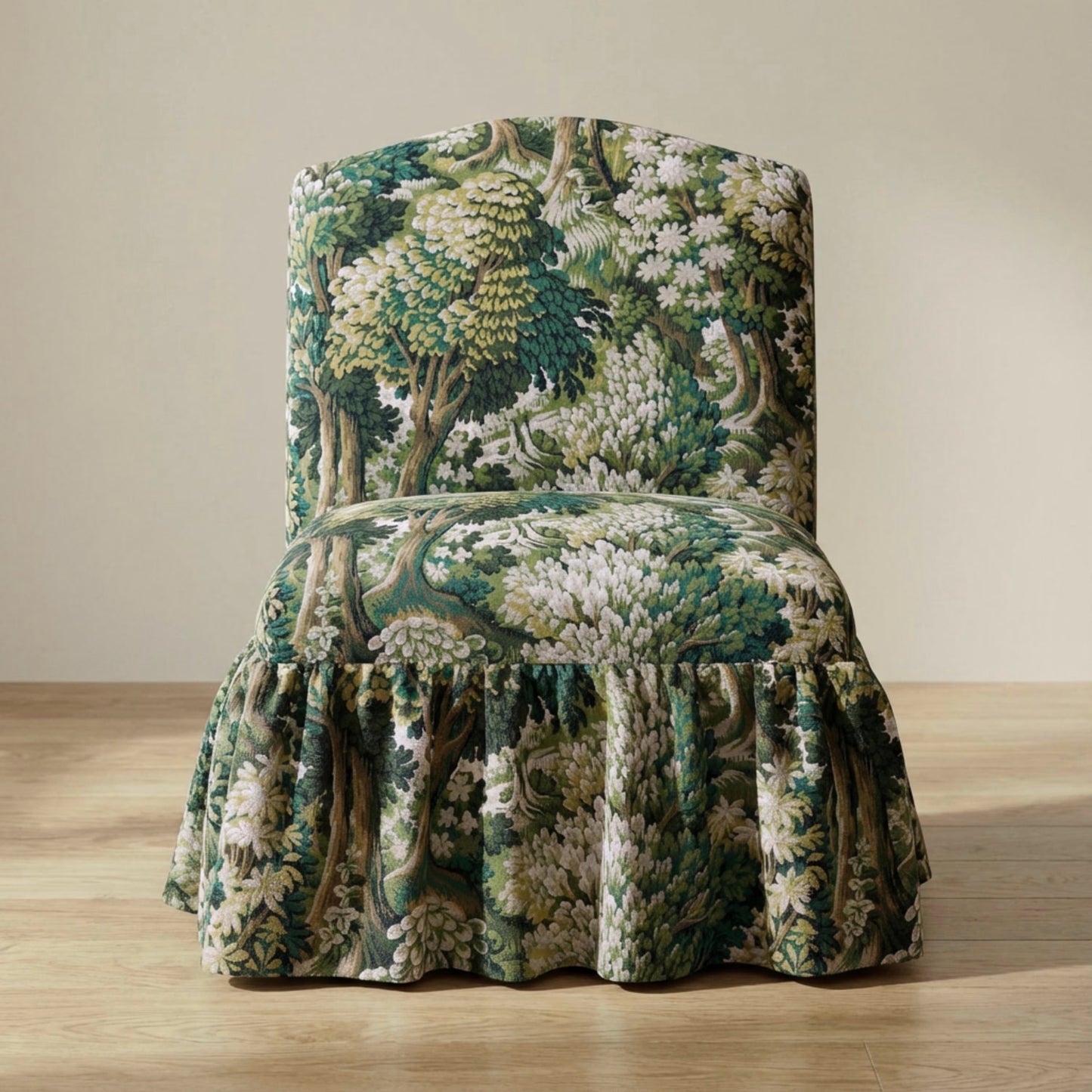 Green Pattern Upholstery Fabric by Yard