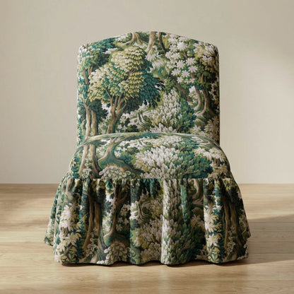 Green Pattern Upholstery Fabric by Yard