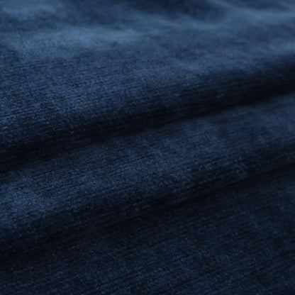Navy Chenille Upholstery Fabric by the Yard