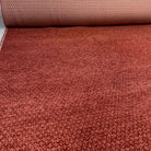 orange red chenille velvet fabric upholstery