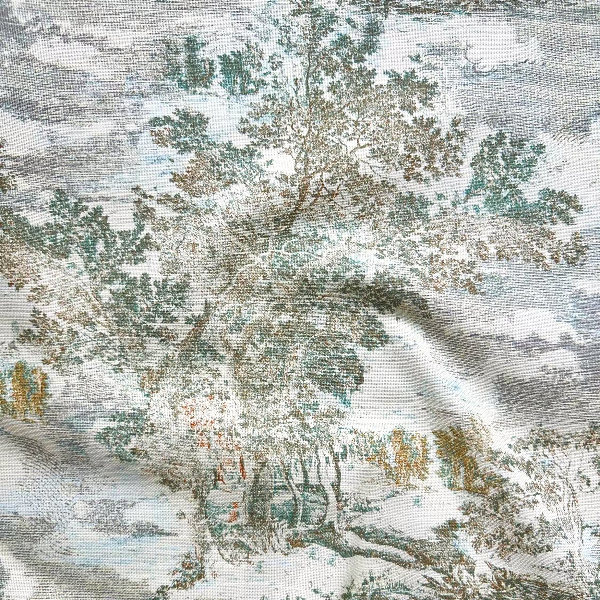 The image is a collage of various images, including a landscape with trees and a cloudy sky, as well as a close-up of a tree with green leaves and a brown trunk.
