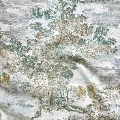 The image is a collage of various images, including a landscape with trees and a cloudy sky, as well as a close-up of a tree with green leaves and a brown trunk.