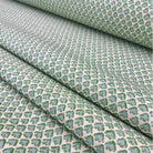 Small scale botanical patterned fabric for home décor