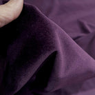 Velveteen Eggplant Fabric Plum Velvet