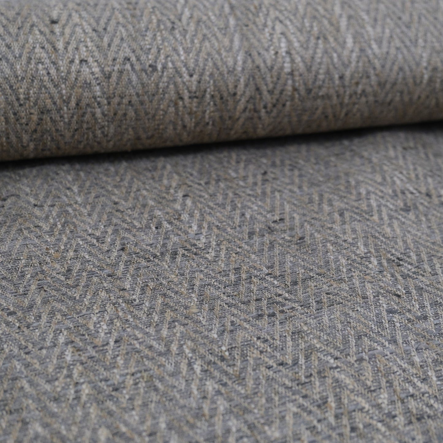 Mocha Herringbone Zigzag Upholstery Fabric – Recycled Brown Coffee Upholstery by the Yard