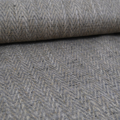 Mocha Herringbone Zigzag Upholstery Fabric – Recycled Brown Coffee Upholstery by the Yard
