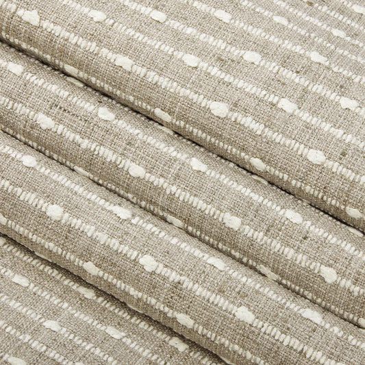 Gray Striped Fabric Warm Grey