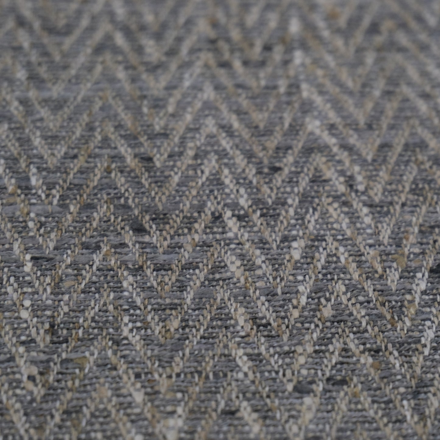 Mocha Herringbone Zigzag Upholstery Fabric – Recycled Brown Coffee Upholstery by the Yard