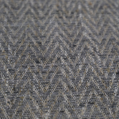 Mocha Herringbone Zigzag Upholstery Fabric – Recycled Brown Coffee Upholstery by the Yard