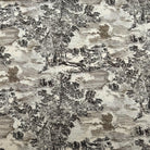 Toile Designer Textile Black Transitional Decor