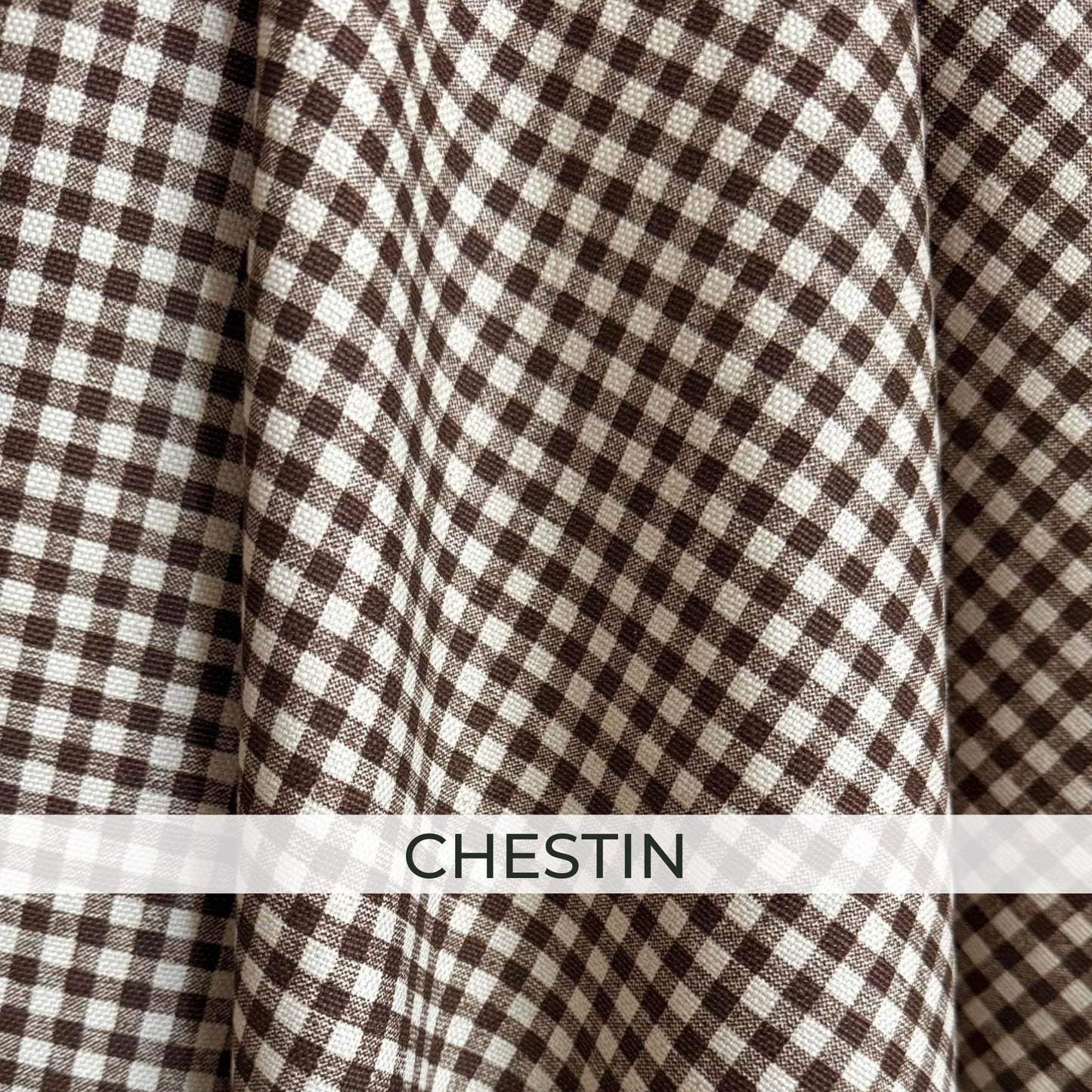 Brown Neutral Coordinating Fabric Set – Cotton Linen Upholstery Fabric by the Yard – Toile, Gingham & Stripe Designer Bundle