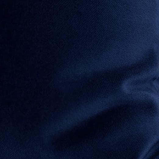 Dark Blue Cotton Velvet Fabric by the Yard – Navy Velveteen for Curtains & Upholstery