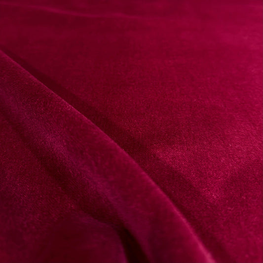 Cotton Velvet Maroon