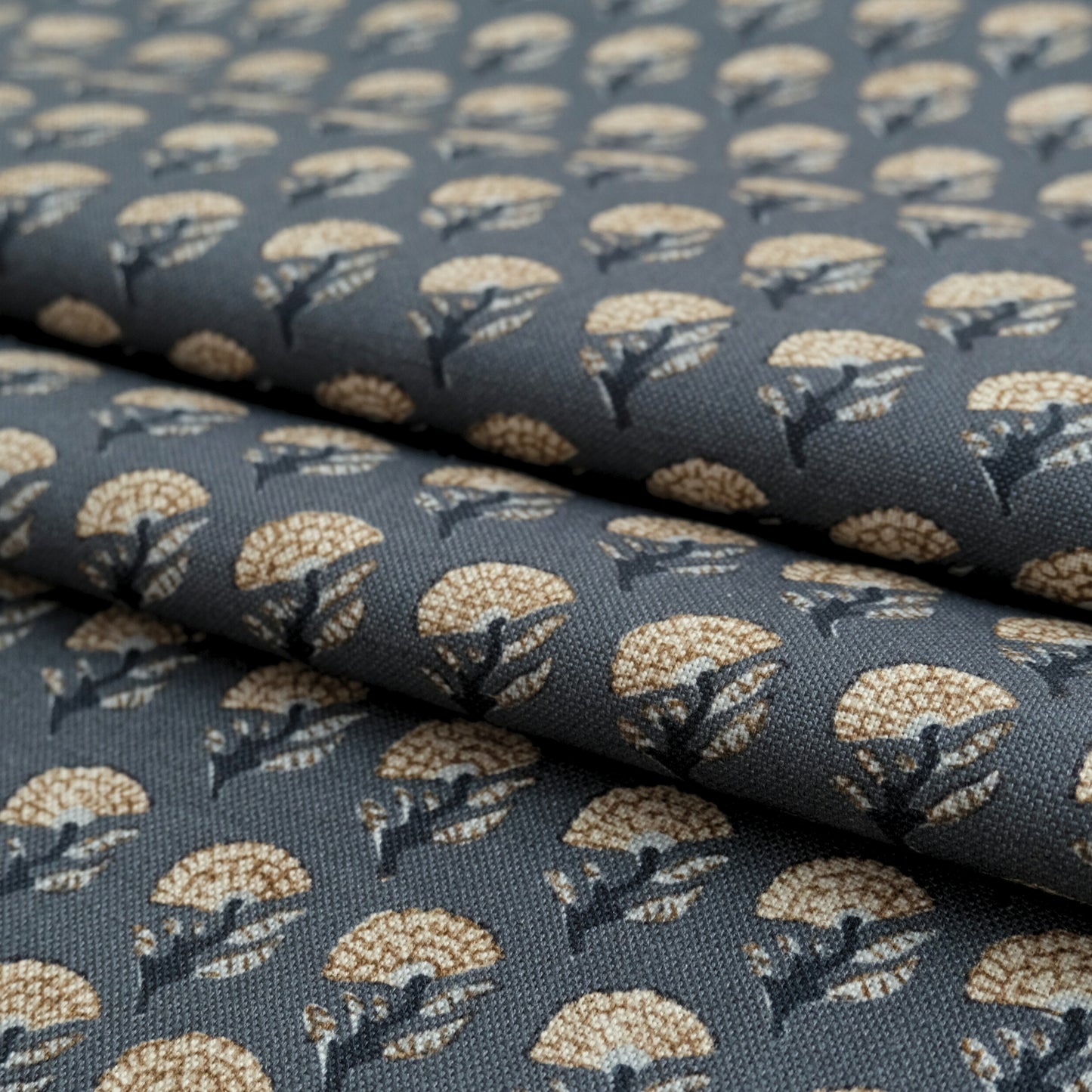 Small Blue Floral Cotton Fabric – Ditsy Print Fabric by the Yard