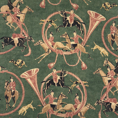 Green English Country Style Print Textile