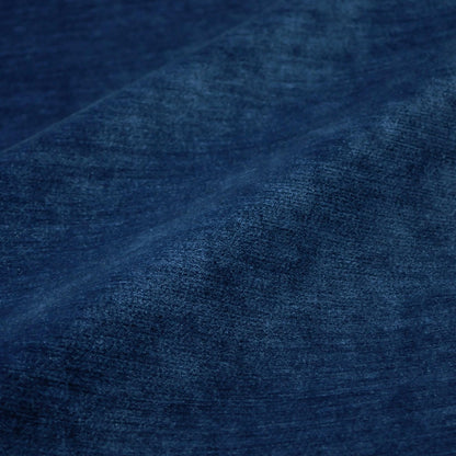 Navy Chenille Upholstery Fabric by the Yard