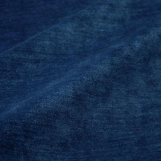 Navy Chenille Upholstery Fabric by the Yard