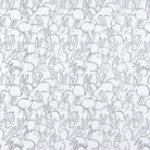 GRAY Bunny Print Fabric Pastel Nursery Decor Soft Color DIY Sewing Material Custom Baby Shower Favor Basket Lining Project Craft Making Supplies