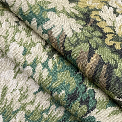 Green Pattern Upholstery Fabric by Yard