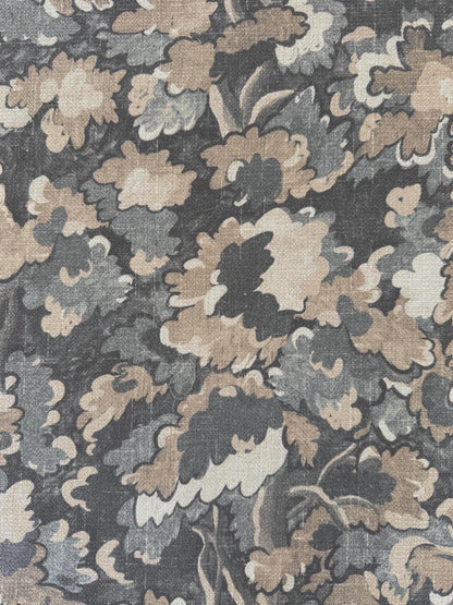 Neutral Brown Forest Canopy Fabric- Woodland Nature Print for Rustic Home Decor & Upholstery