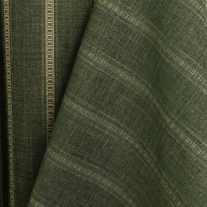 Green Stripe Upholstery Fabric by the Yard