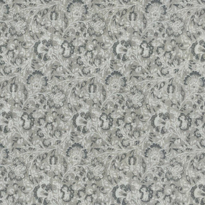 Taupe Gray Small Scale Print Fabric Winter Neutral Designer Botanical Pattern Home Decor Sewing Cotton Grey Tone Floral Fabric Medium Weight