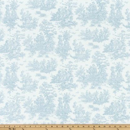 a blue and white wallpaper with a large ruler