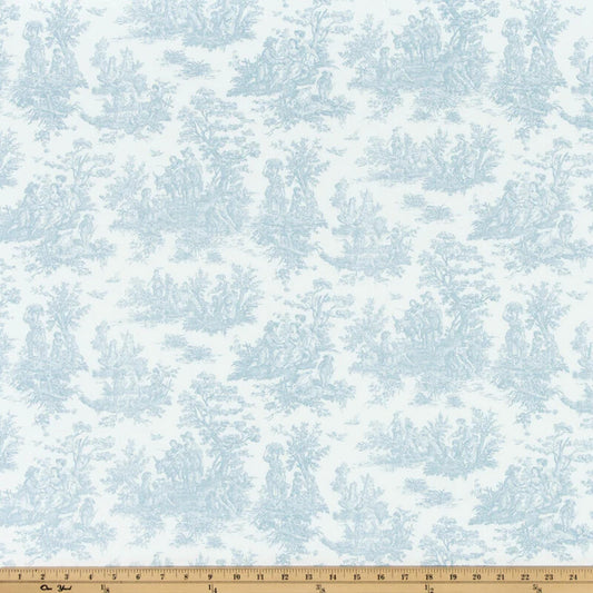 a blue and white wallpaper with a large ruler