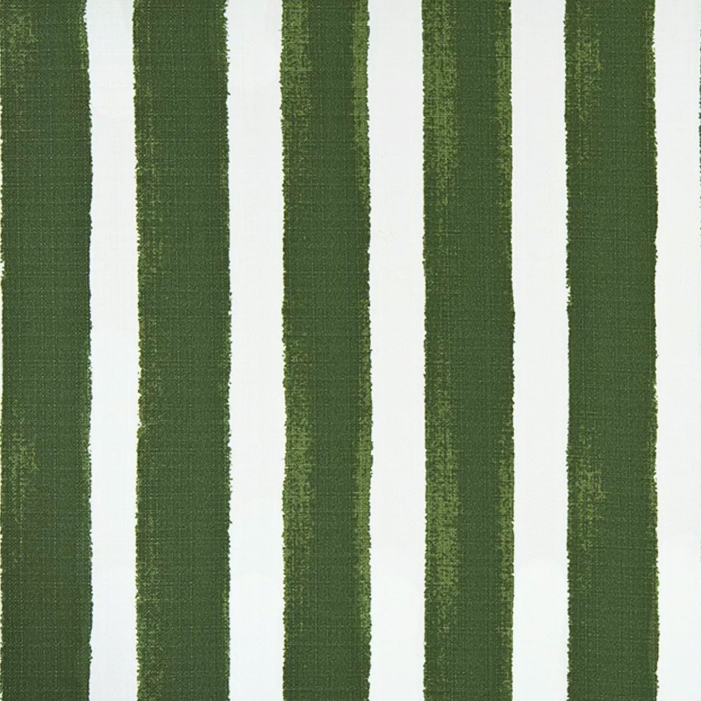 Green Stripe Outdoor Fabric by the Yard | Weather Resistant Upholstery