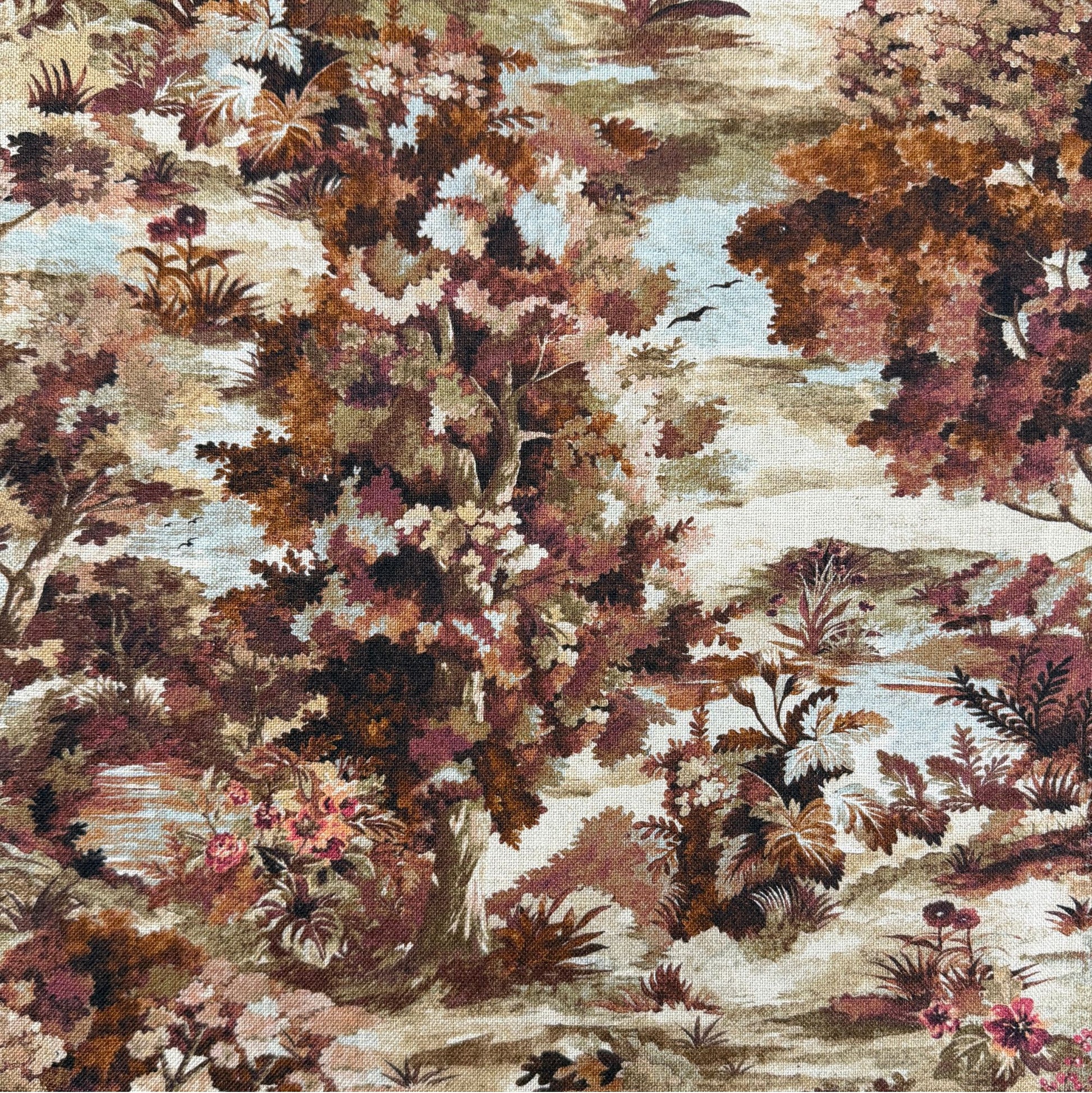 Warm rose decorative fabric close up texture