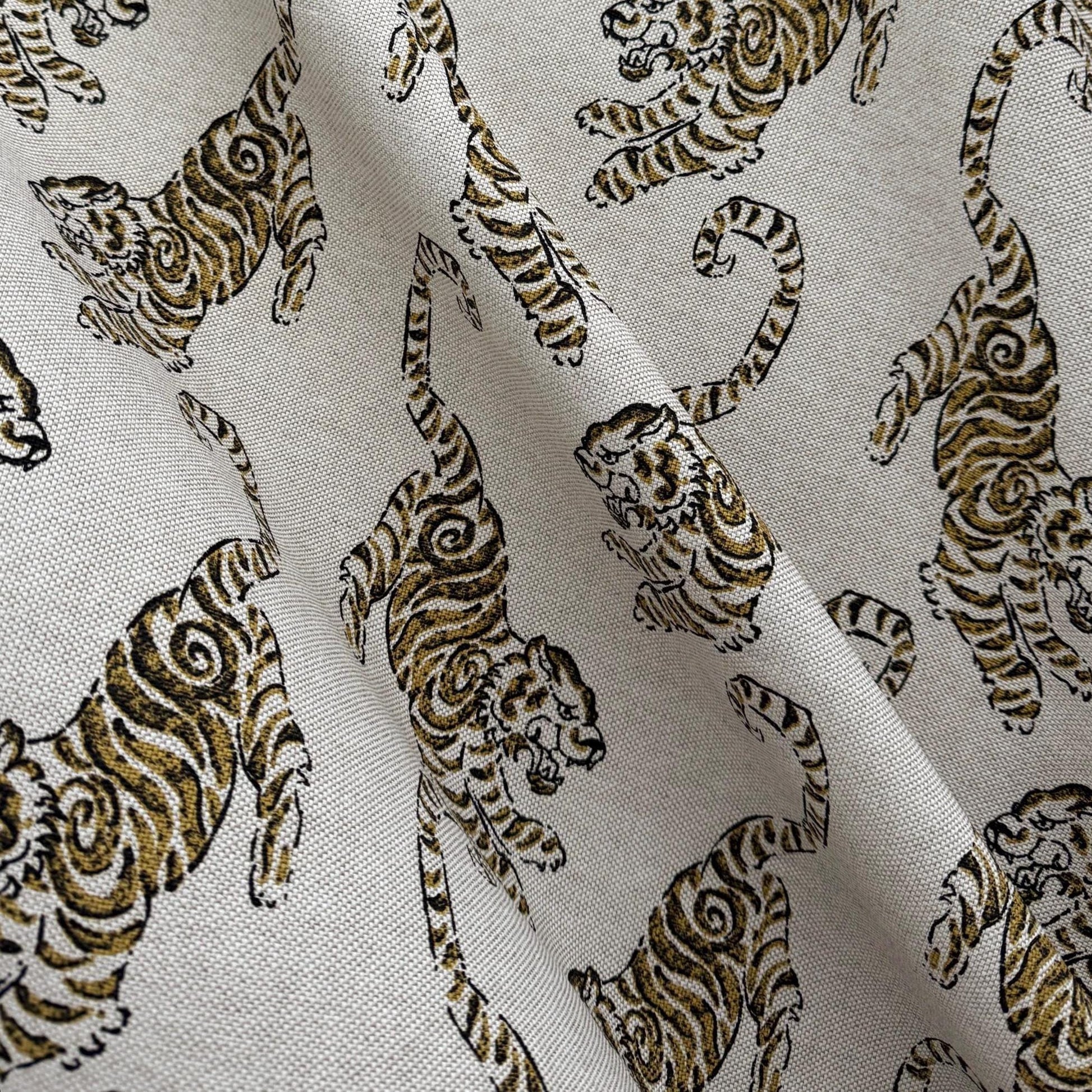 Maximalist Decor Fabric Eclectic Home Decor Fabric Tiger Print Fabric Animal Print Fabric DIY Home Project Material Statement Piece Fabric Bold Pattern Fabric Interior Design Fabric