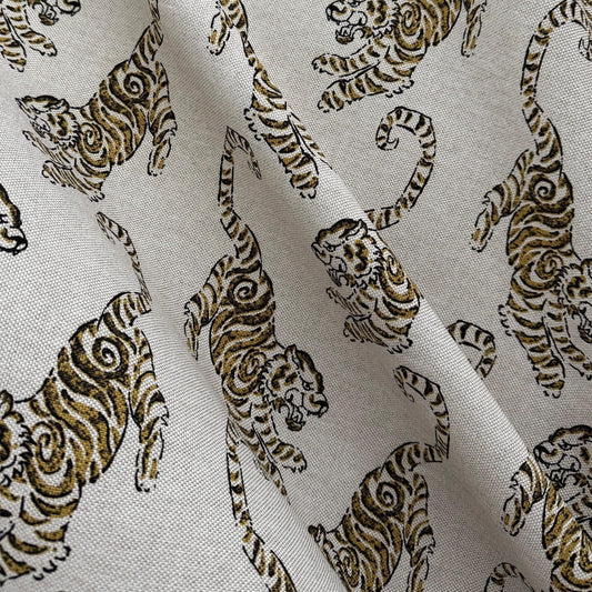 Maximalist Decor Fabric Eclectic Home Decor Fabric Tiger Print Fabric Animal Print Fabric DIY Home Project Material Statement Piece Fabric Bold Pattern Fabric Interior Design Fabric