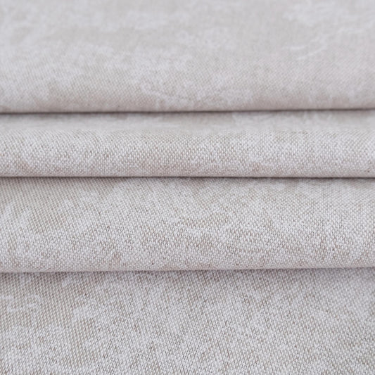 Taupe Toile Fabric by the Yard Lace Print Neutral