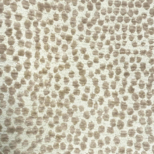 a brown and white animal print fabric