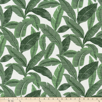 a green and white wallpaper with leaves on it