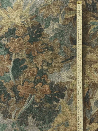 Botanical Upholstery Fabric Vintage Inspired