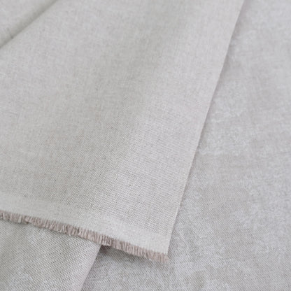 Taupe Toile Fabric by the Yard Lace Print Neutral
