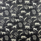 Wild Cat Fabric Neutral Safari Animal Print Pattern textile by yard
