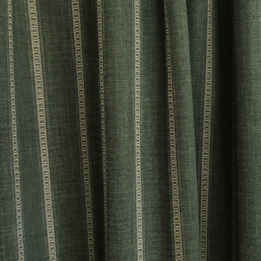 Green Stripe Upholstery Fabric by the Yard