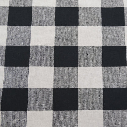 Black Buffalo Check Fabric