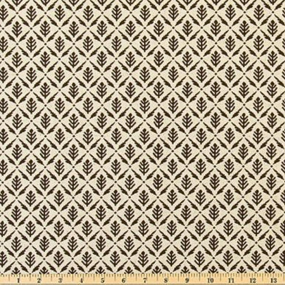 Diamond Motif Fabric by Yard Brown