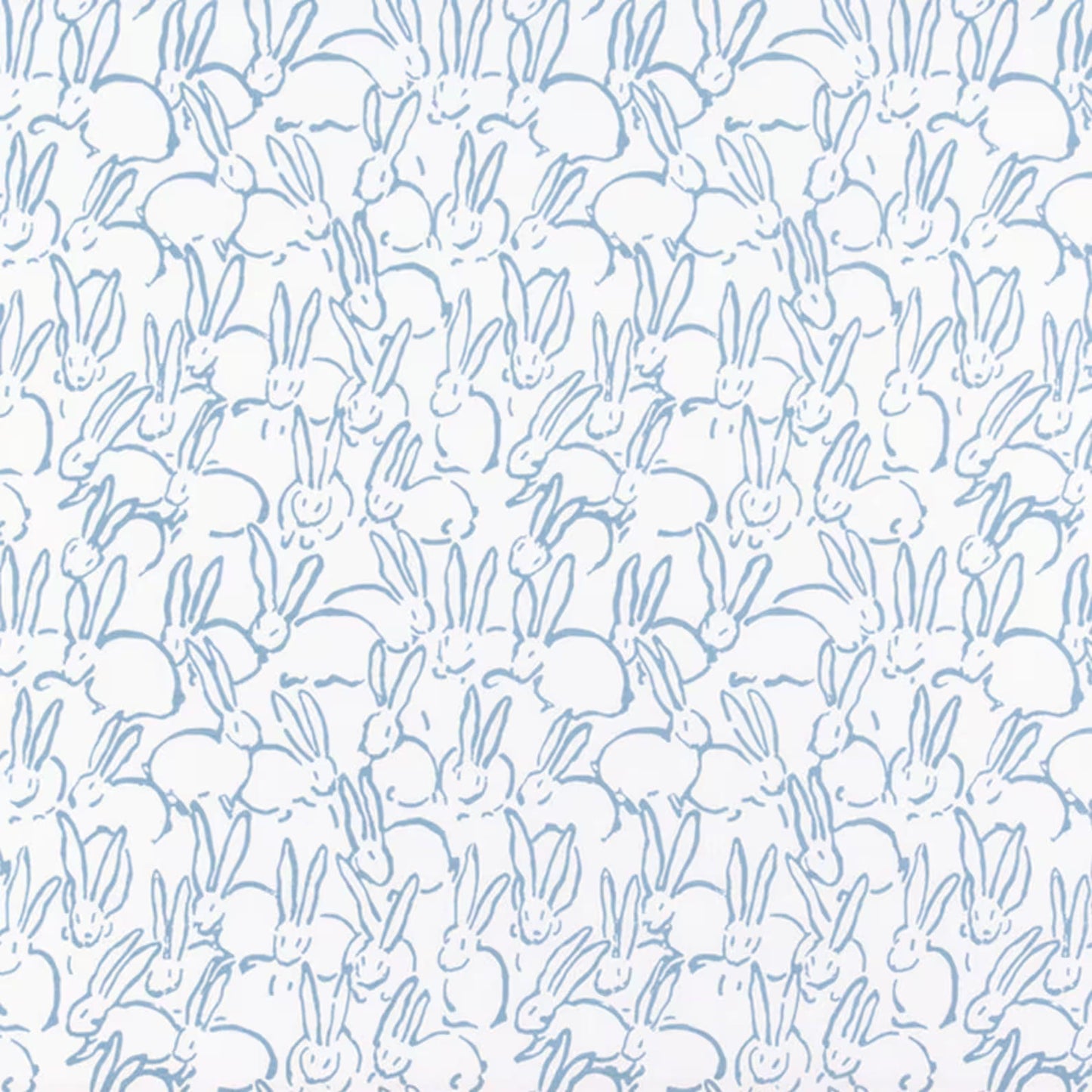 Bunny Print Pastel Fabric Soft Cotton for Nursery & Craft Projects