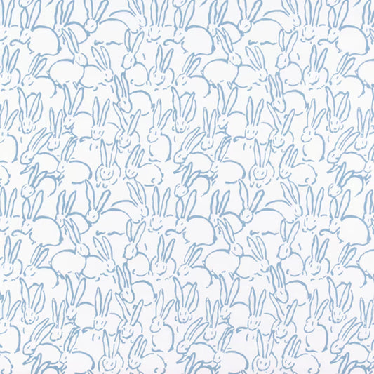 Pastel Bunny Print Cotton Fabric Soft Textile Baby Nursery Quilting Sewing Crafts Kids Room Decor Pillows Handmade Gift Projects