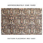 pink and taupe print fabric floral cotton textile